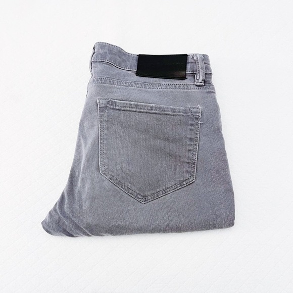 All Saints Low Rise Skinny Fit Gray Denim Jeans Accent Zipper SZ28 - Picture 8 of 8